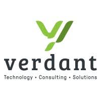 Verdant logo with a green leaf 